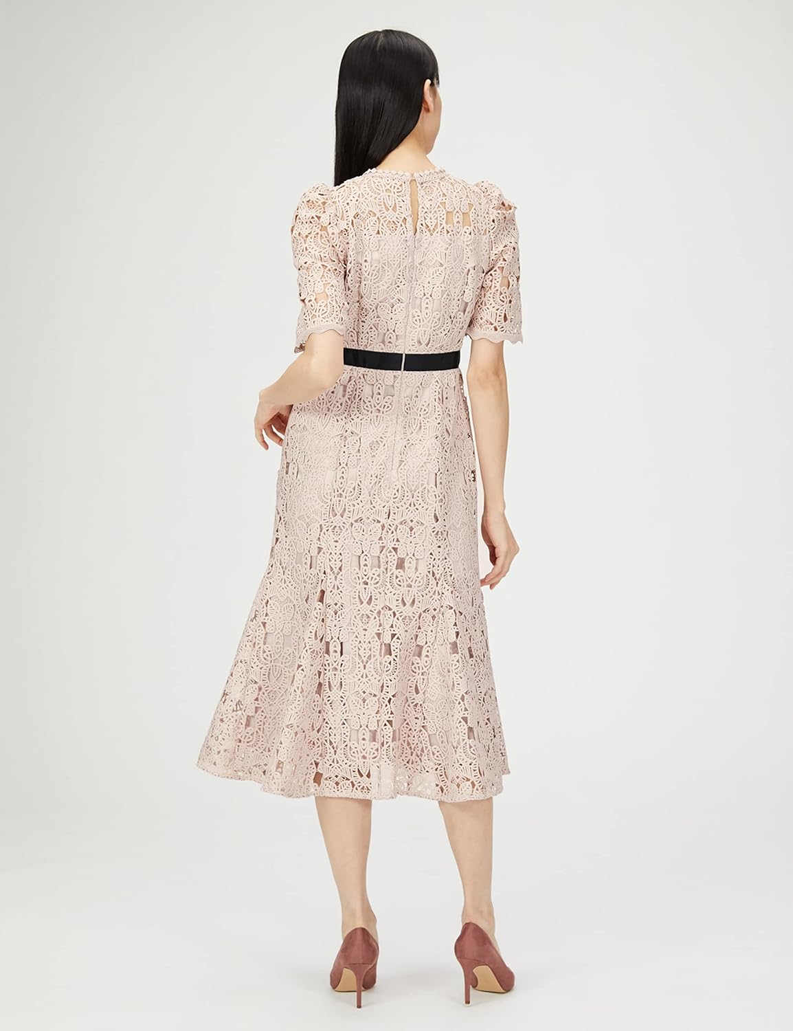 み　　新品タグ付き ❣️セルフォード ワンピースマーメイド　レースフレアM CELFORD｜レースマーメイドワンピース